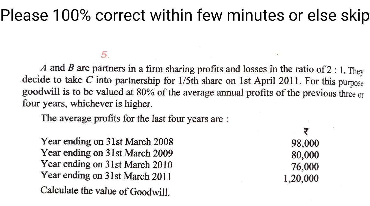 I need the answer as soon as possible Please 100% correct within