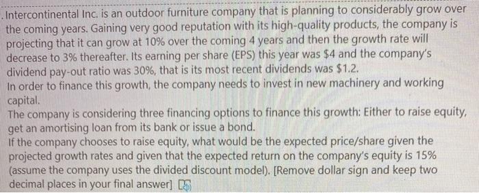 will be willing to settle the loan earlier (after 7 years), what