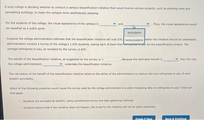 bulidings, to make the campus more aesthetically pleasing. For the students of