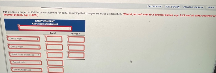 had sales in 2019 of $1,727.600 on 61,700 units. Variable costs totaled