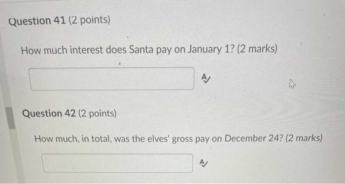Borrowed $10,000 from the North Pole Bank for three years, at 6%