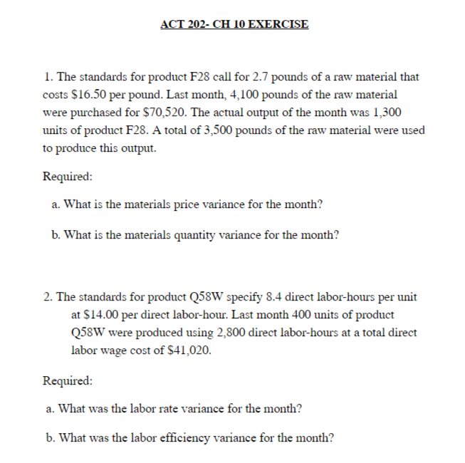  please answer the question 1, 2, 3 ACT 202- CH 10