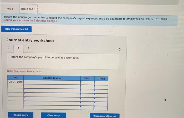 October 31, 2019, follow. Cumulative amounts pald to the persons named prior