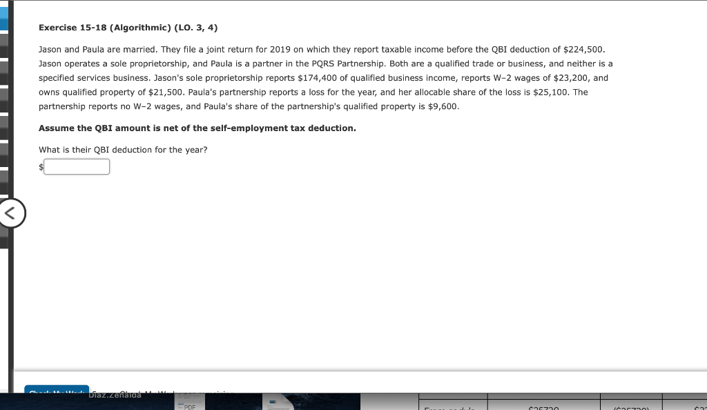  Exercise 15-18 (Algorithmic) (LO. 3, 4) Jason and Paula are married.