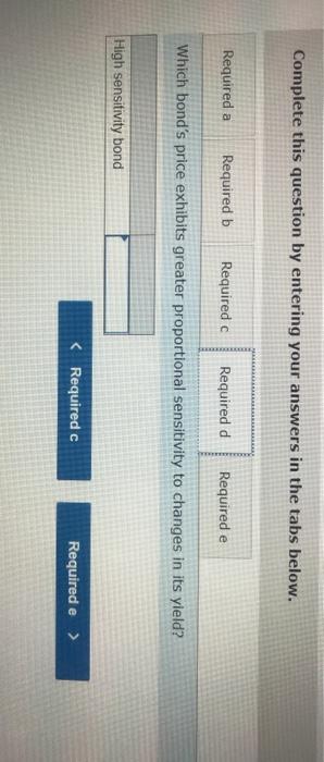 places.) b. Suppose Bond A is currently priced to offer a yield