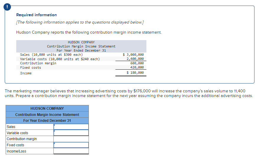 needed to produce this target income? If Hudson achieves its target income,