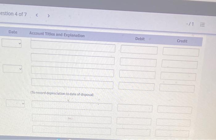 of Bridgeport Company. Jan 1 June 30 Retired a piece of machinery
