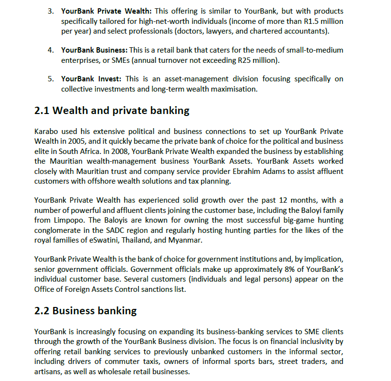 regulations that are relevant to the industry and nature of services of