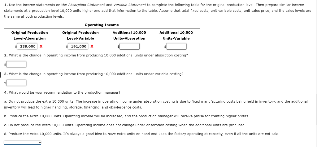 Sales $1,200,000 Cost of goods sold: Cost of goods manufactured $840,000 Ending
