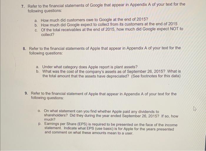 text for the following questions: Page 1 of 3 f. Compute the