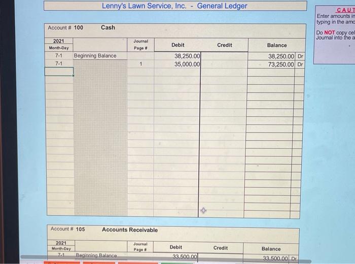 of the Transaction July 1 Borrow $35,000.00 from 1st Bank by signing