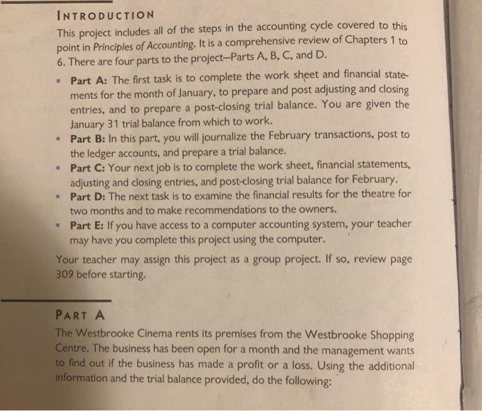  exclude part E INTRODUCTION This project includes all of the steps