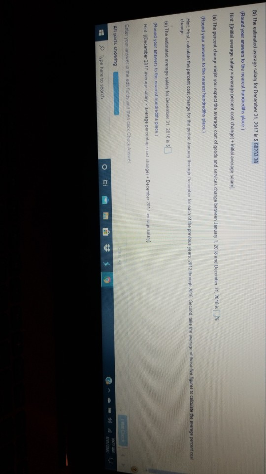 answered. please show work. thank u. Updating Salary Survey Data As a