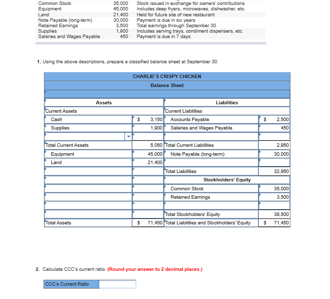 don't know how to find the current ratio. Please explain, thank you!