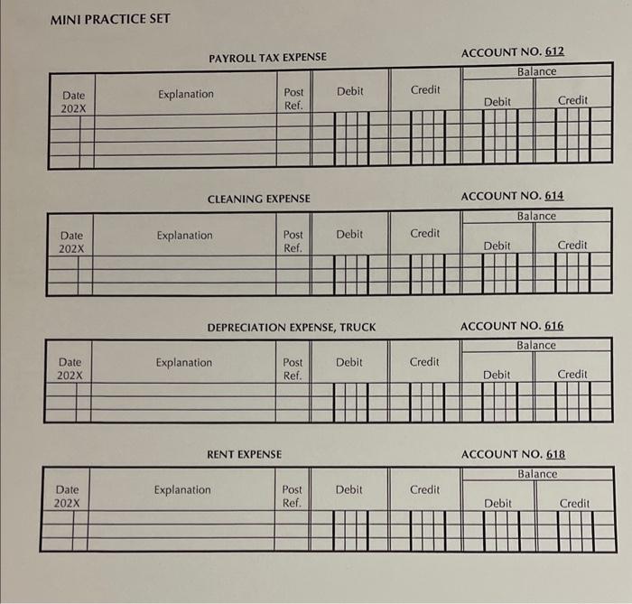 up the general journal, general ledgers, accounts receivable subsidiary ledgers, accounts payable