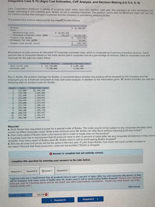 a variety of products, each within their own division. Last year, the