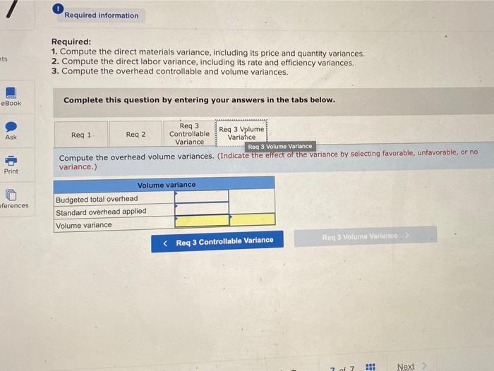 60.00 Variable overhead (4 hours $6 per hour 24.00 Fixed overhead 14
