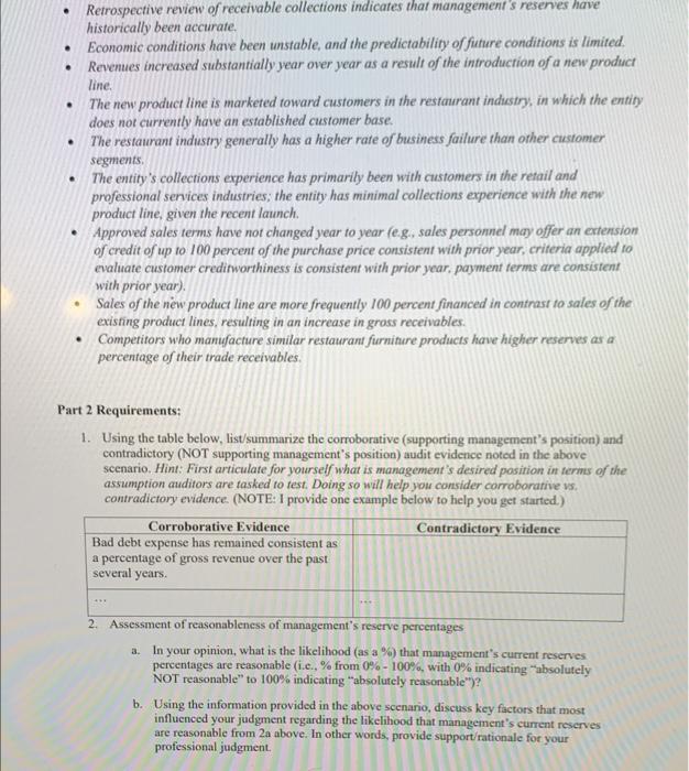 Contradictory Evidence Auditors have a responsibility to remain alert to audit evidence