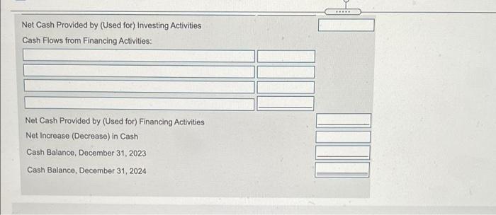 Comparative Balance Sheet December 31, 2024 and 2023 2024 Assets Current Assets