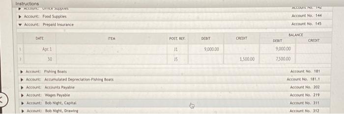 shown GENERAL LEDGER Account: Cash Account No. 101 DATE ITEM POST HET