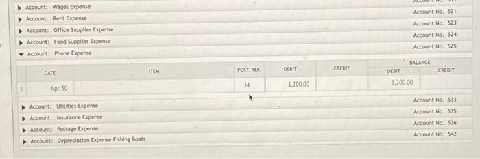 No. 142 Account No. 144 Account No. 145 instructions ALCUNO ce suppS