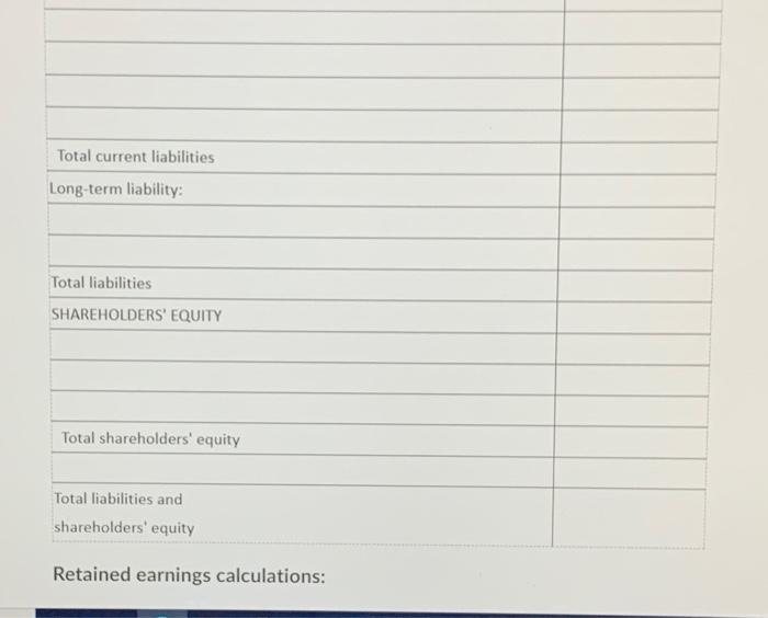 equipment Cash Common shares Depreciation expense Dividends declared Equipment Income tax expense