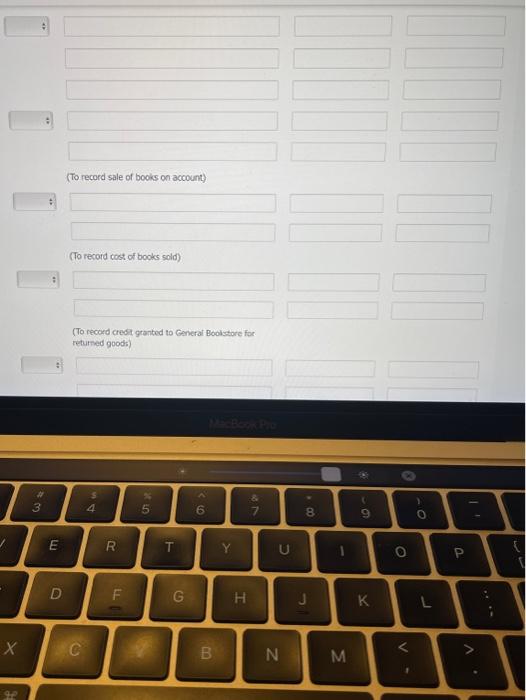 occurred. June 1 3 6 9 15 17 Purchased books on account