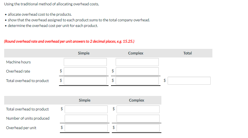 Simple is the more basic product, and Complex comes with all the