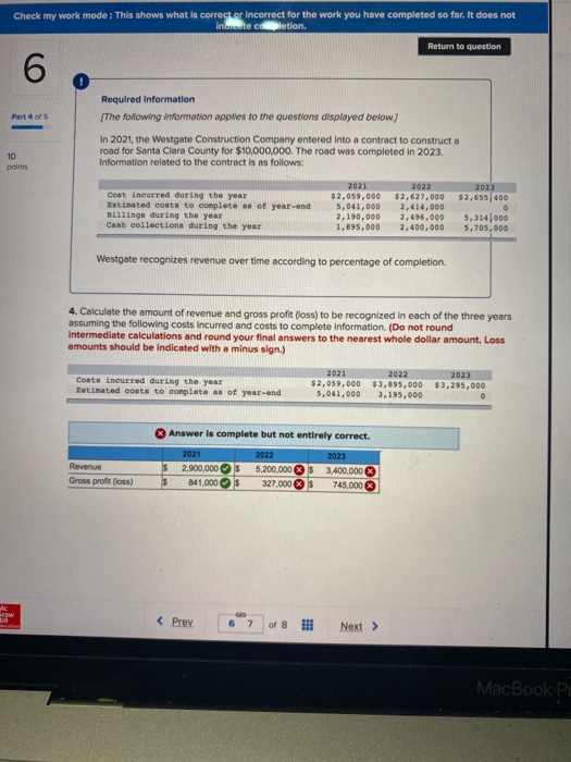  Check my work mode: This shows what is correct or incorrect