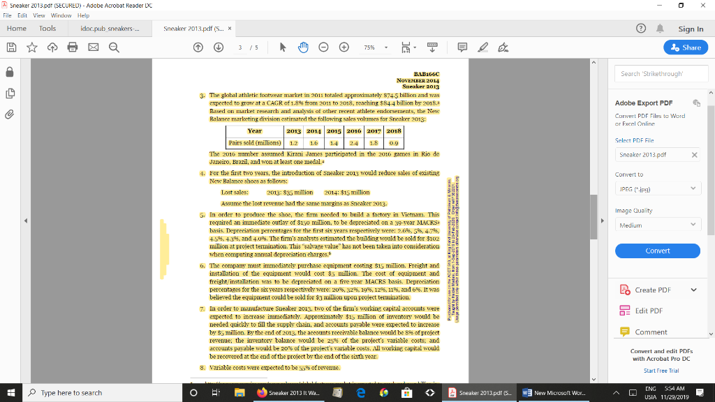 2013s NPV, IRR, payback period, discounted payback, and profitability index. 3. Calculate