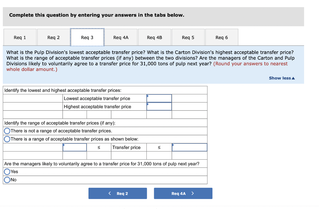 of pulp follow: $23 $13 Selling price Expenses: Variable Fixed (based on