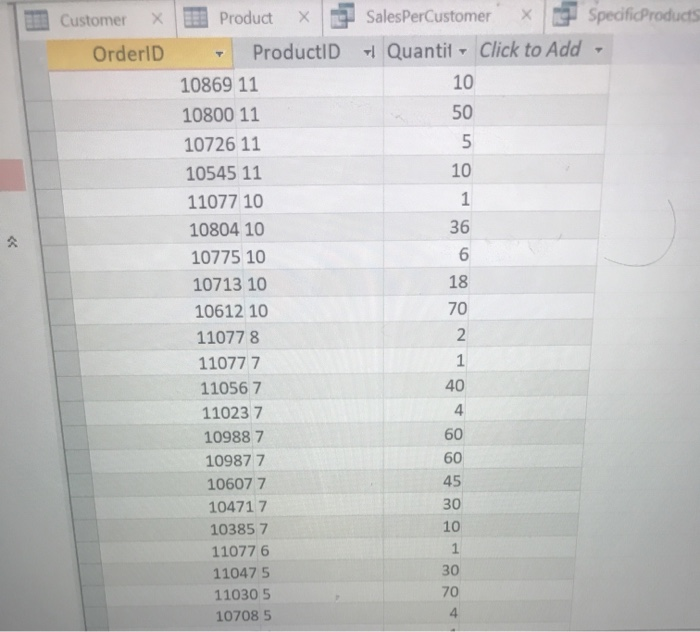 Export the results to an Excel file named "SalesPerCustomer". Make sure you