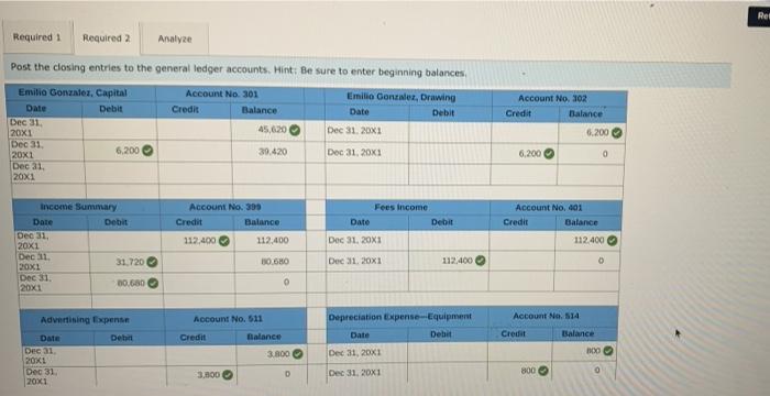 balances: 101 Cash 111 Accounts receivable 121 Supplies 131 Prepaid Rent 141