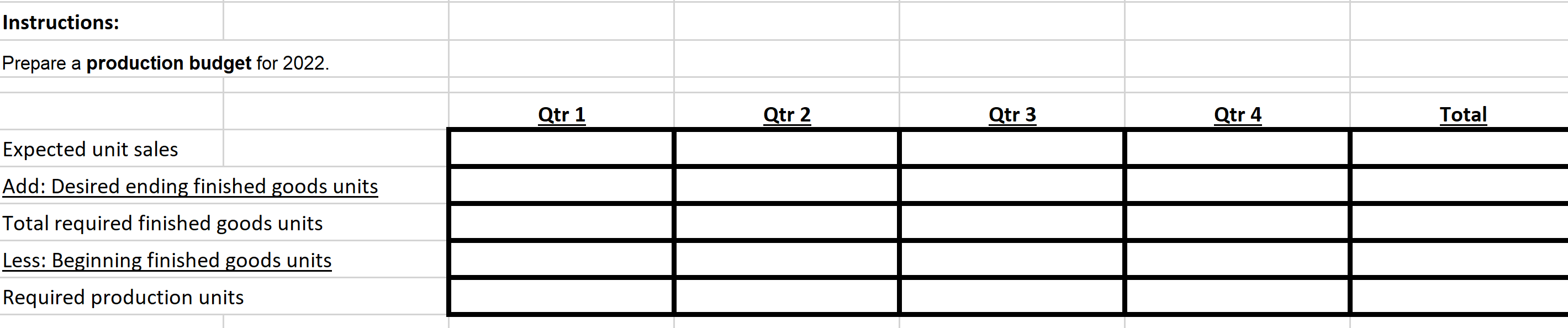next three months is as follows: May June April 20,000 Budgeted production