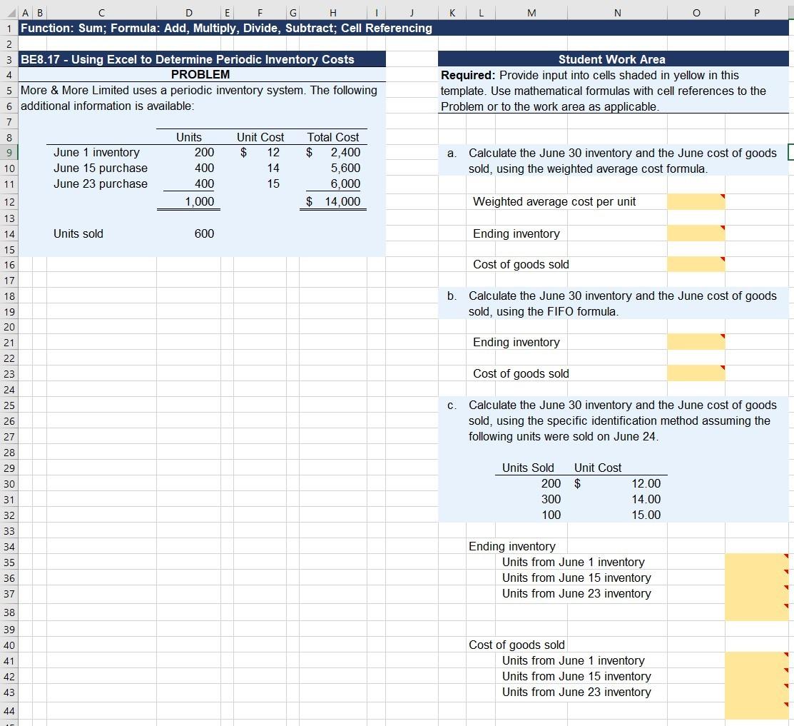  D L M N P AB E F G 1 Function: