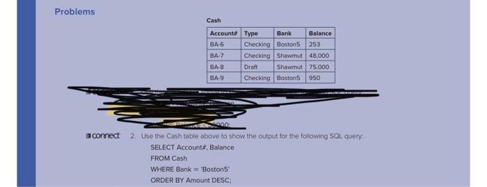 Accounting information system question answer question 2 Problems Cash Account Type Bank