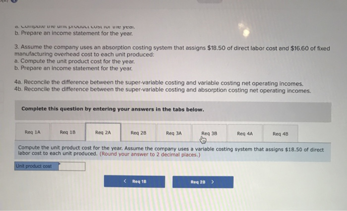 The following information pertains to the company's first year of operations: $