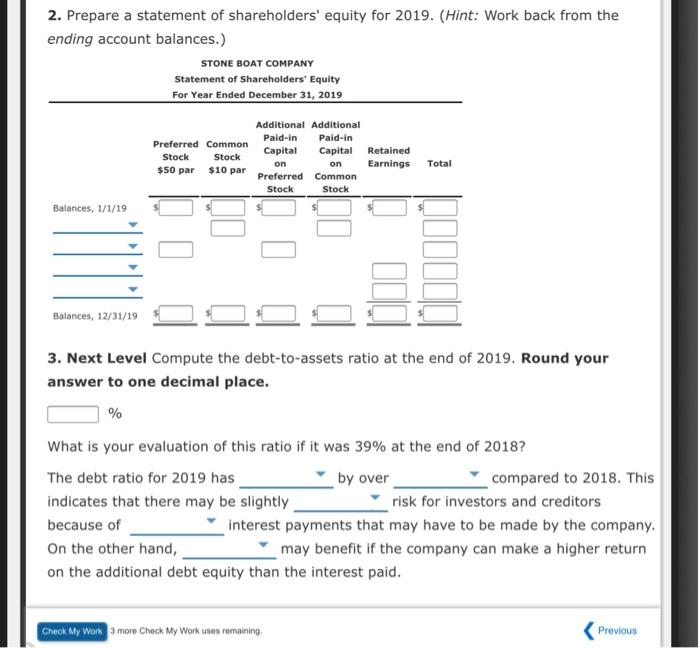 accounts and account balances on December 31, 2019: Accounts Payable Income Taves