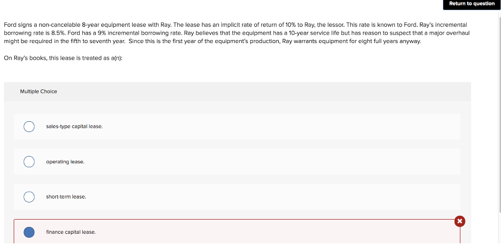 WRONG A. B. C. D. Return to question Consistent with ASC Topic
