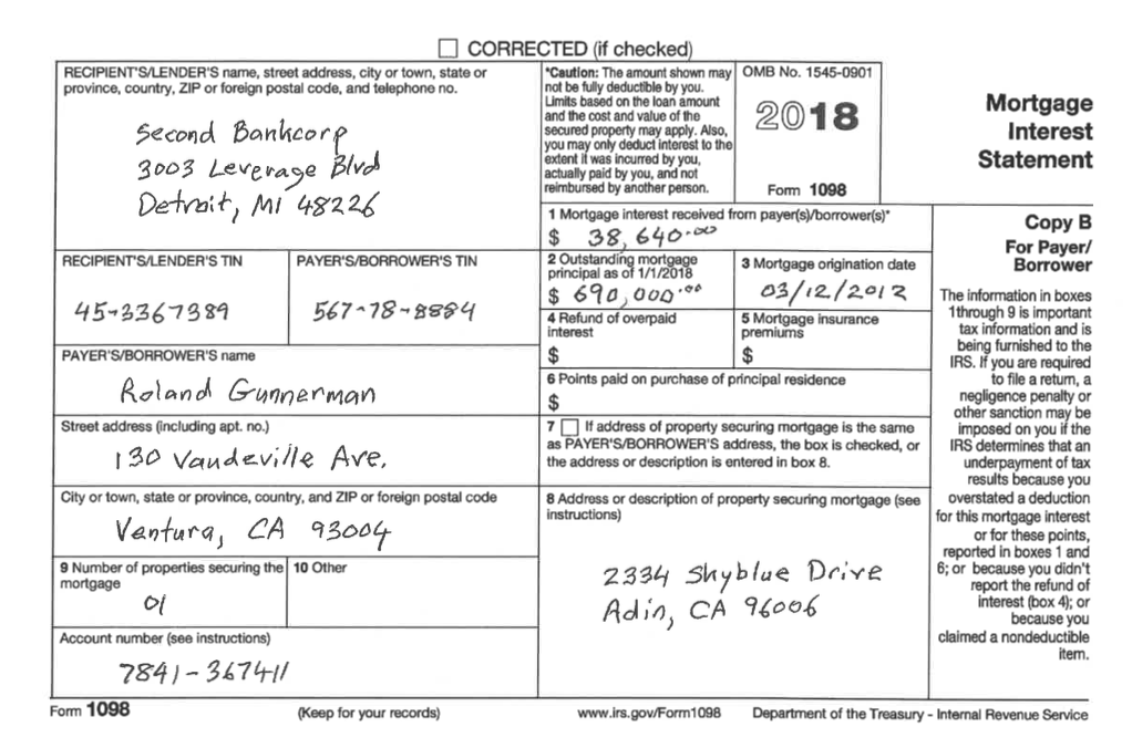 taxes withheld (Federal and California). Form W-2G from Belladonna Park, reporting Roland's