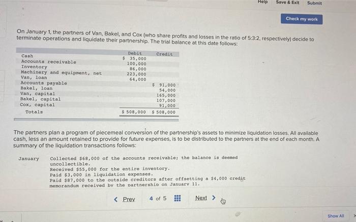  Help Save & Exit Submit Check my work On January 1,