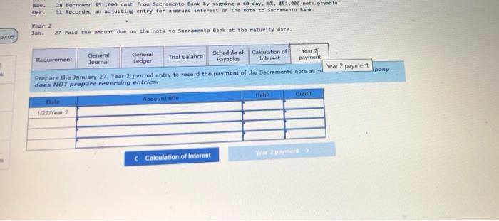 Year 1 Apr 20 Purchased $48, 250 of merchandise on credit from