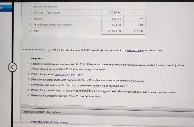 Instructions Wolsey Industries Inc expects to maintain the same inventories at the