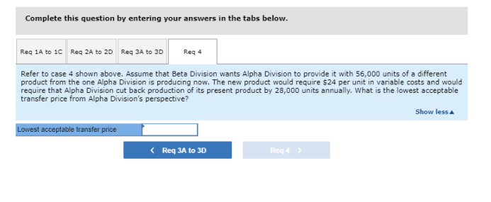 2 3 4 Alpha Division: Capacity in units 58,000 316,000 102,000 191,000