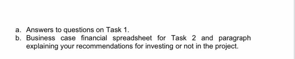 (B) only from the picture above. 2. Perform a financial analysis for