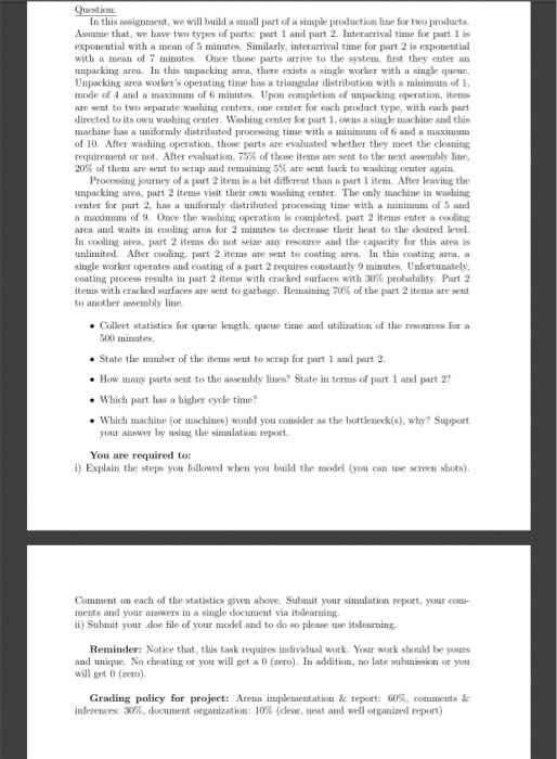  Question In this assignment, we will build a small part of