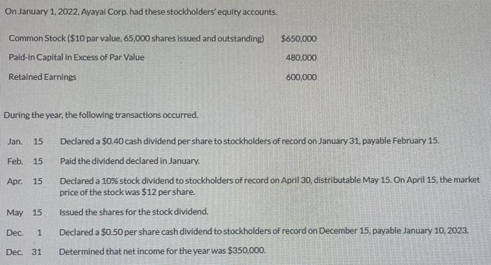 Please answer problem #10, SHOWING ALL WORK ACCORDINGLY. Thank you! On January