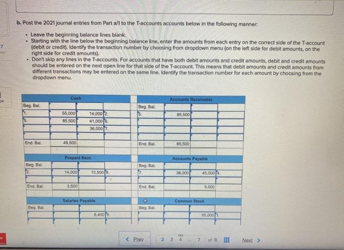 11. Recorded adjusting entry for rent used in 2022. (Hint Part of