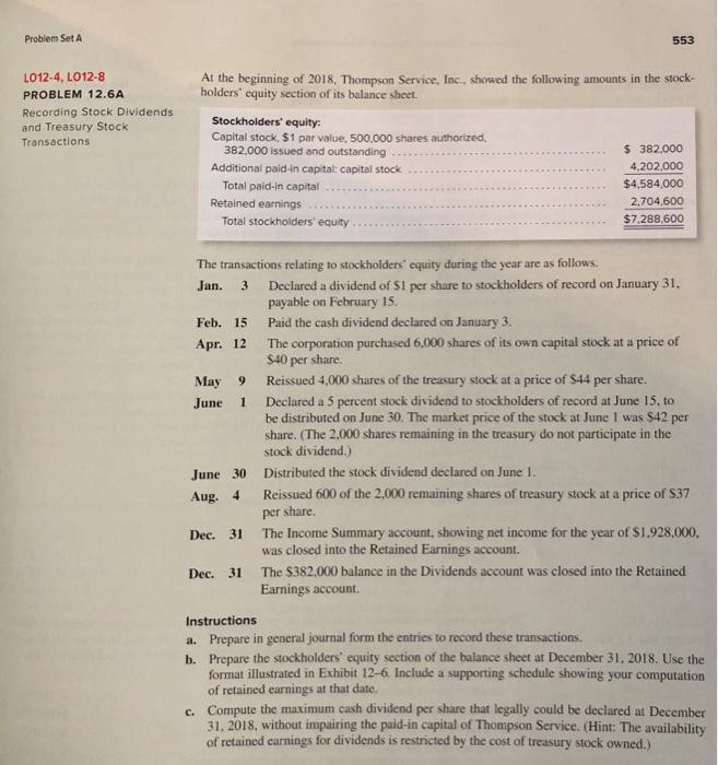 Question: In the below answer, for the problem - additional paid-in-capital Treasury