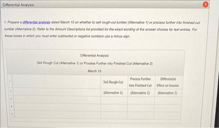 Lumber Company incurs a cost of $465 per hundred board feet (hbf)